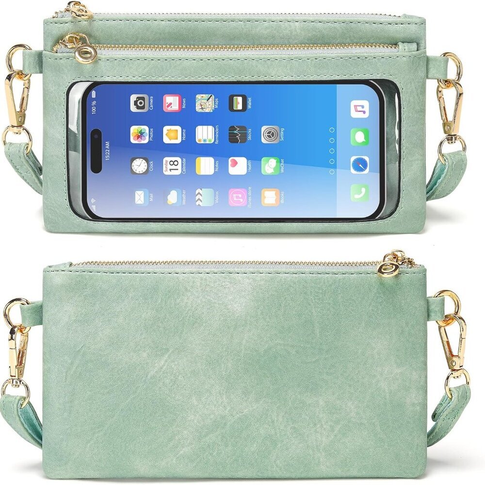 Versatile Small Leather Wallet With Adjustable St… - image 1